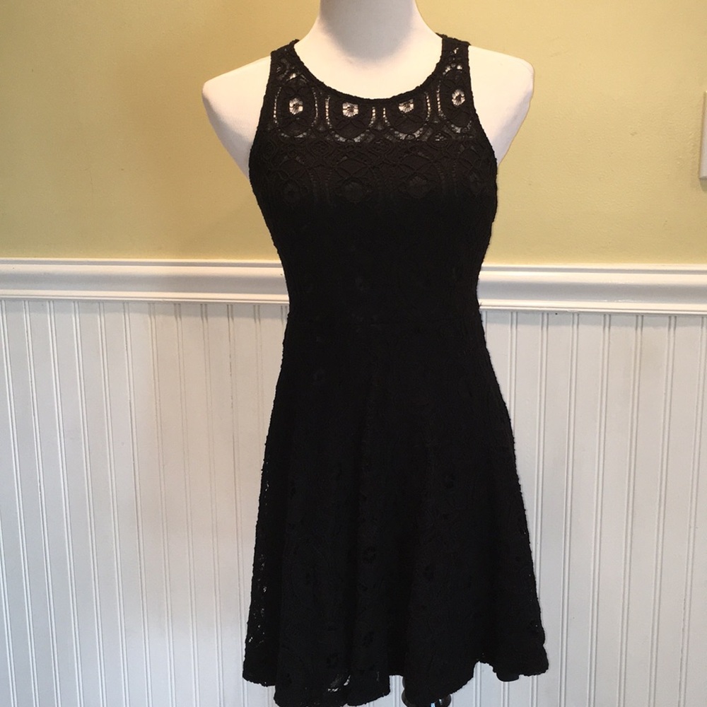 INA -Gorgeous Black Lace Cocktail Dress